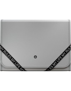 Carpeta fuelle fº polipropileno my rules 13 departamentos gris